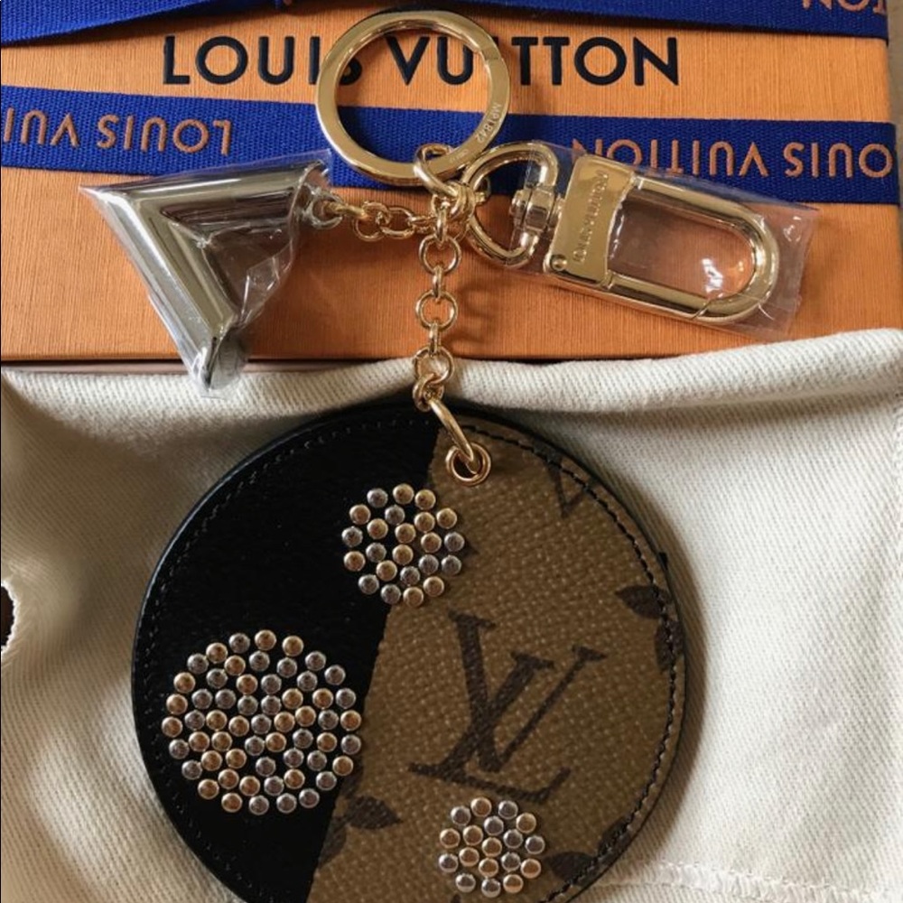 Rare Louis Vuitton Reverse Monogram City Lights Keychain -Collector's Dream!